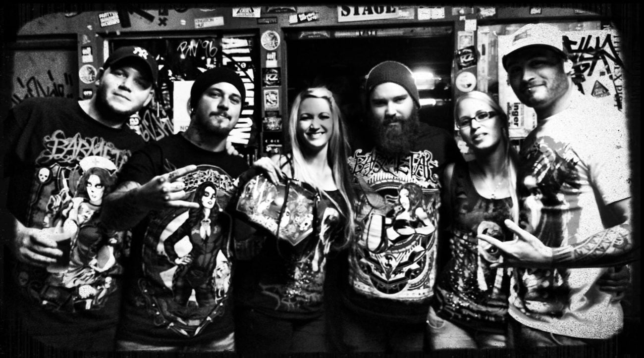 Sonic Syndicate wearing Barmeta Tee's