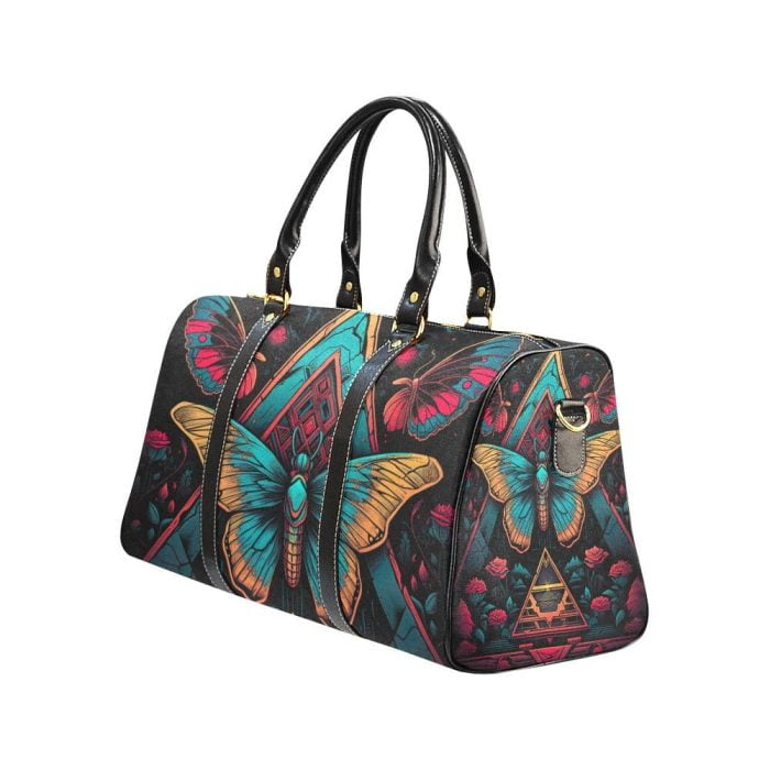 Pyramid Butterfly Travel Bag Left