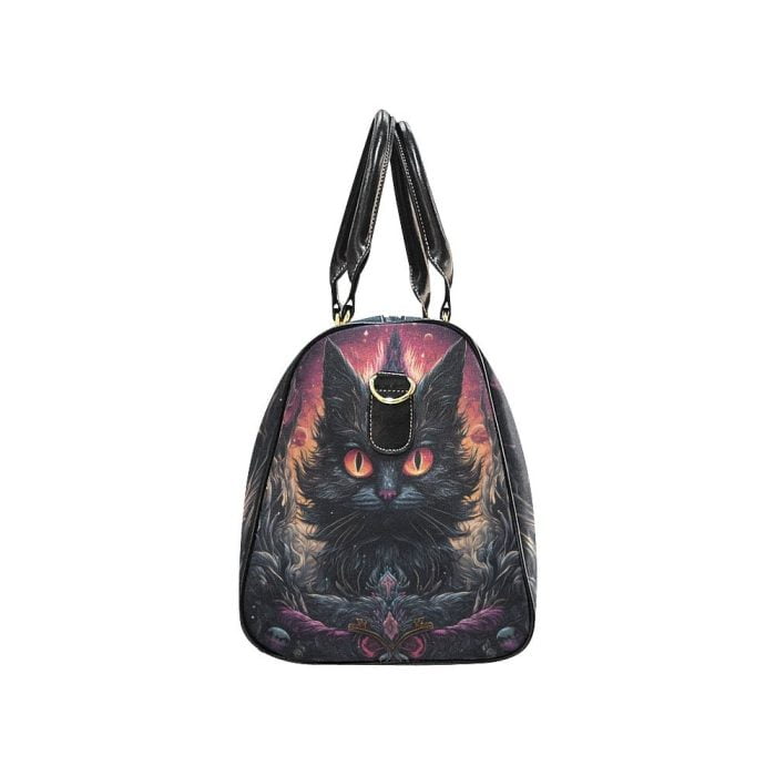 Evil Comic Black Cat Travel Bag Side