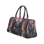 Evil Comic Black Cat Travel Bag Left