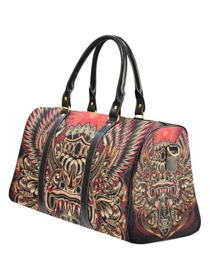 Dragon Bali Indonesia Art Travel Bag Left