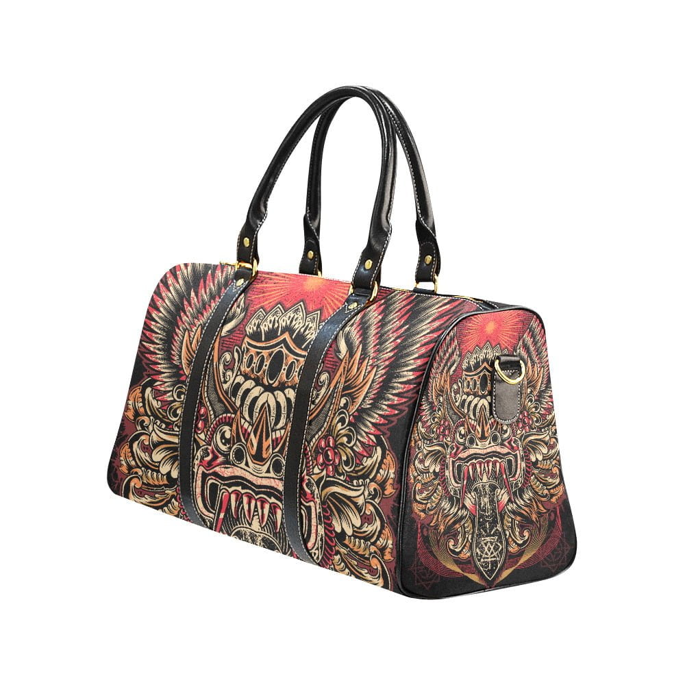 travel-bag-dragon-bali-indonesia-art Dragon Bali Indonesia Art Travel Bag Left