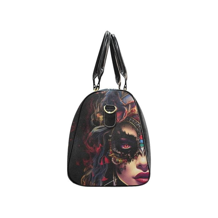 Futuristic La Catrina Art Travel Bag Side