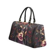 Futuristic La Catrina Art Travel Bag Left