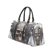 Skull Wings Tattoo Art Travel Bag Left