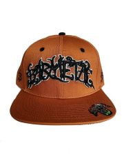 Brown Cowgirl Devil Horns Snapback Hat Front