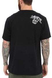 Deadmen Skull Black Men T-Shirt Back