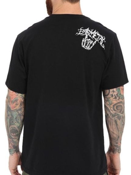 Deadmen Skull Black Men T-Shirt Back
