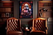 Canvas Stormtrooper Church Window Loft