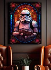 Canvas Stormtrooper Church Window Smoker Lounge