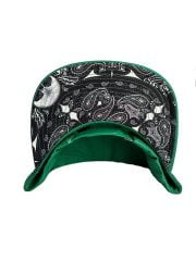 Bandana Paisley Art Design Green Snapback Hat Design