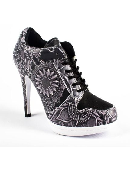 Sneaker High Heels Mandala