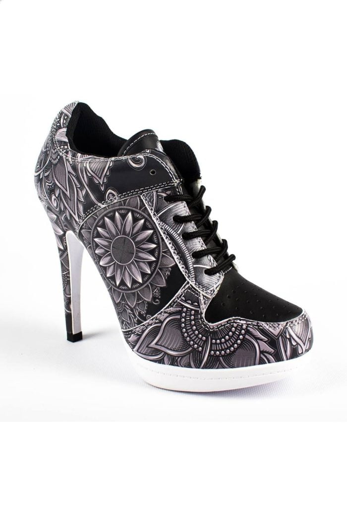 Sneaker High Heels Mandala