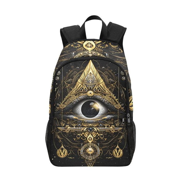 All Seeing Eye Tattoo Art Backpack front