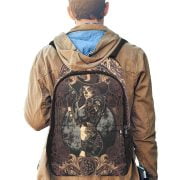 Cowgirl La Catrina Dia De Los Muertos Tattoo Art Backpack Men