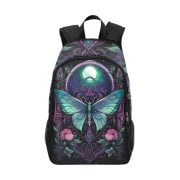 Green Butterfly Tattoo Art Backpack Front