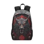 Hellwolf Dark Tattoo Art Backpack Front