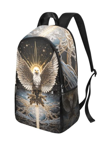 Eagle Tattoo Art Backpack Side