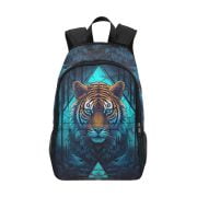 Ice Lion Tattoo Art Backpack Front