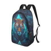 Ice Lion Tattoo Art Backpack Side