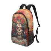 La Catrina Dia de los Muertos Tattoo Art Backpack Side