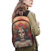 La Catrina Dia de los Muertos Tattoo Art Backpack Woman