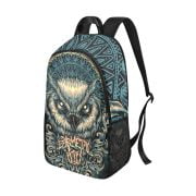 Blue Owl Mandala Backpack Side