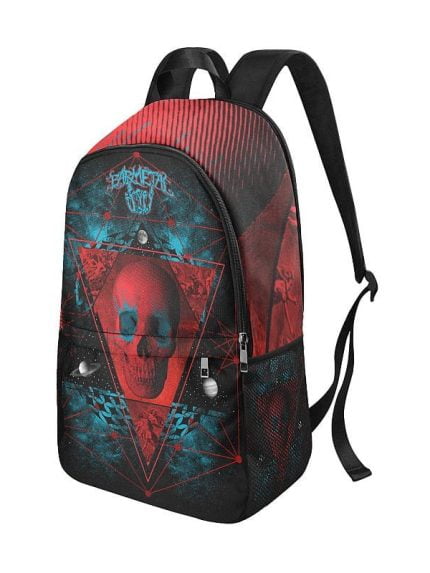 Geometric Skull Backpack Side