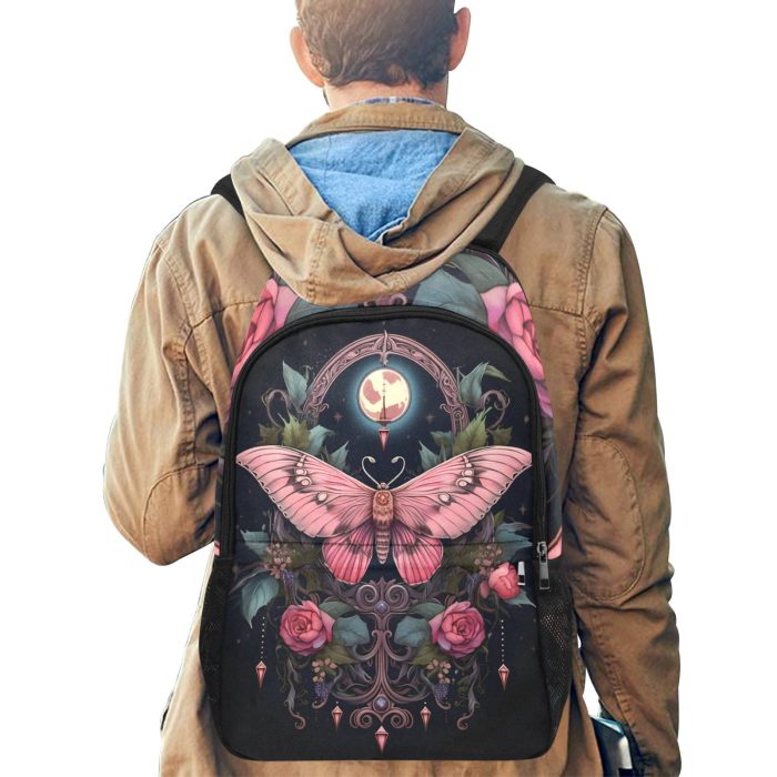 Pink Butterfly Backpack Men