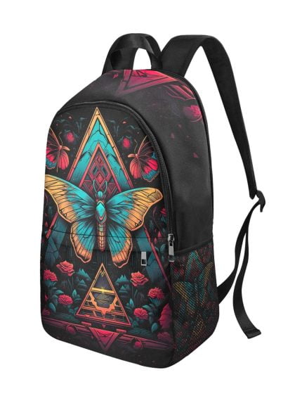 Butterfly Pyramid Backpack Side