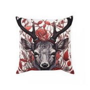 Pillow Alpine Chic Deer White Front