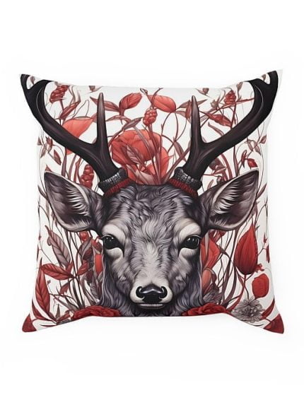 Pillow Alpine Chic Deer White Front