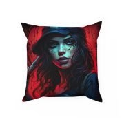 Pillow La Catrina Baseball Drip Art Front