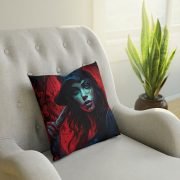 Pillow La Catrina Baseball Drip Art Chair