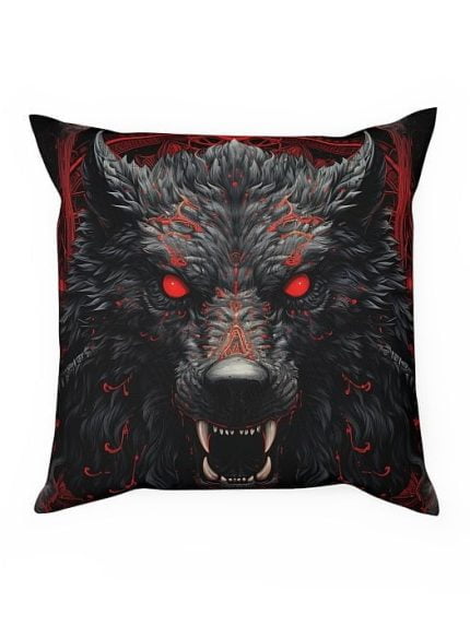 Pillow Hellwolf Dark Art Front