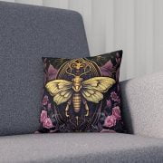 Pillow Gold Butterfly Fantasy Art Promo