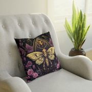 Pillow Gold Butterfly Fantasy Art Chair