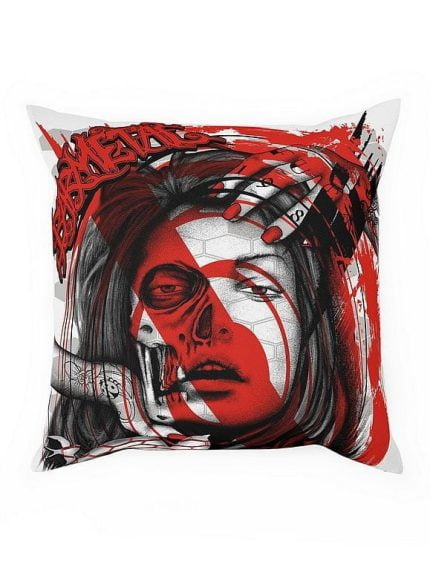 La Catrina Polka Trash Pillow Front