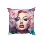 Pillow Marilyn Monroe Drip Art Front