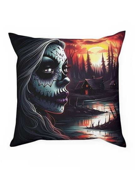 Pillow Evil La Catrina Front