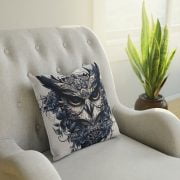 Pillow Blue Eyes Owl Chair