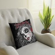 Pillow La Catrina Sugarskull Chair