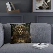 PIllow Queen of the Forest Living Room