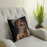 Smoking Cigar Lady La Catrina Pillow Chair