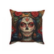 Pillow Dia de los Muertos Front