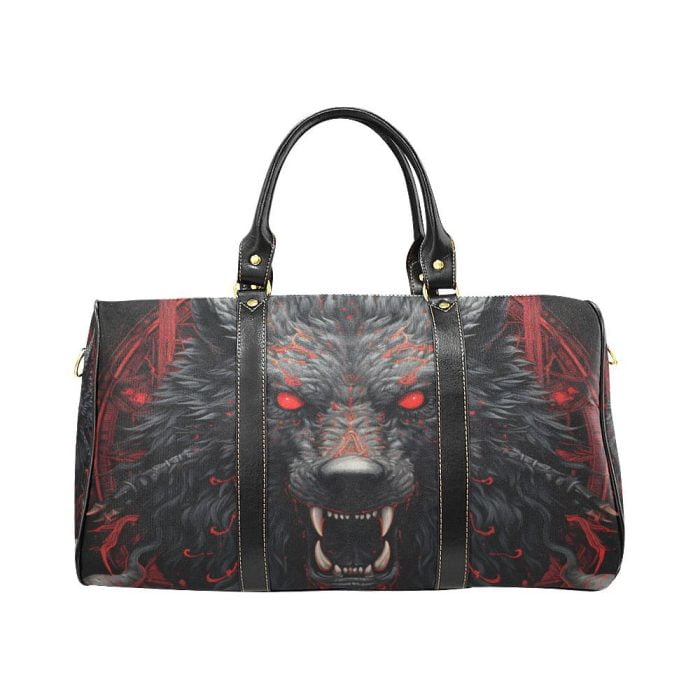 Hellwolf Dark Art Travel Bag Front