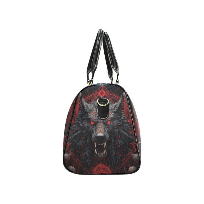 Hellwolf Dark Art Travel Bag Side