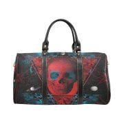 Geometric Skull Universe Travel Bag Front