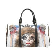 Watercolor La Catrina Travel Bag Front