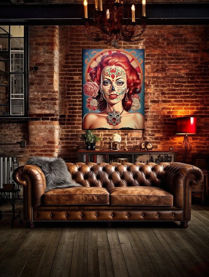 Canvas Marilyn Monroe Sugarskull Loft